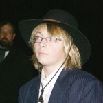 Israel Gulley portrayed Owen Brown at Talking Tombstones, a fundraiser for the Osawatomie Historical Preservation Fund.